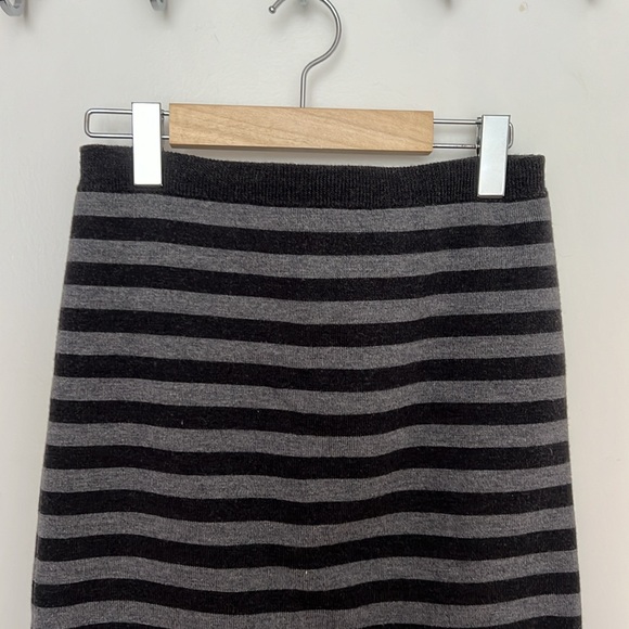 Club Monaco Stripped Wool Skirt - Picture 2 of 2
